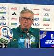 Carlo Ancelotti, técnico da Seleção, concede entrevista coletiva neste sábado  Foto: Ana Paula Almeida/Terra