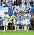 Jogadores da Argentina comemoram contra Cabo Verde  Foto: VANESSA CARVALHO/AGÊNCIA O DIA/ESTADÃO CONTEÚDO
