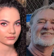 Vitória Caroline, de 29 anos, é suspeita de matar Odair Brustolin, de 68  Foto: Reprodução/Rede Amazônica