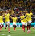 Colômbia vence o Congo e garante a classificação antecipada para próxima fase da Copa do Mundo —   Foto: Carl Recine/Getty Images / Esporte News Mundo