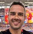 Repórter e comentarista, Marcelo Bechler agora pode contar em sua biografia que irritou Cristiano Ronaldo  Foto: Reprodução/@marcelobechler