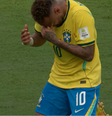 Neymar chora após derrota da Seleção Brasileira  Foto: Reprodução