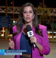 A repórter Graciela Andrade em matéria no 'Jornal Nacional': mais uma demissão de um rosto familiar ao público Foto: Reprodução/TV