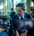 Governador aparece com 52% dos votos válidos e mantém vantagem sobre o petista em eventual segundo turno   Foto: Diogo Zacarias / MINISTERIO DA ECONOMIA