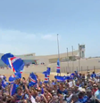 Torcedores participam de carreata com a seleção de Cabo Verde  Foto: Instagram/Reprodução