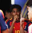 "Ego Yamal" usada pelo atacante durante a Copa do Mundo - Foto: Francois Nel/Getty Images / Jogada10