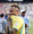 Neymar chora após a eliminação do Brasil  Foto: MAURICE VAN STEEN / ANP / Getty Images