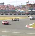A FIA admitiu que uma falha de software exibiu, por engano, a mensagem de relargada no GP da Grã-Bretanha.  Foto: Reprodução / F1