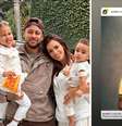 Neymar, Bruna e suas filhas, Mavie e Mel  Foto: Reprodução Instagram