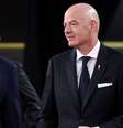 Donald Trump ao lado de Gianni Infantino, presidente da Fifa  Foto: Getty Images