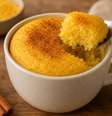 bolo de fubá de caneca. Foto: SaúdeLAB