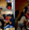 Criança de 4 anos foi arrastada por homem enquanto jantava com os pais em bar em Goiás   Foto: Reprodução/TV Anhanguera