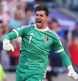 Ídolo do Real Madrid e goleiro da Bélgica, Thibaut Courtois revela 'drama' com filho em jogo contra a Espanha: 'Nem entra em casa'  Foto: Reprodução/Redes Sociais