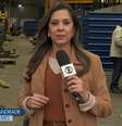 Graciela Andrade no 'Jornal Nacional': a carreira dos repórteres de TV está cada vez mais instável  Foto: Reprodução/TV