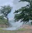 Ataque de drones à comunidade de Guajes de Ayala, no México, por parte de carteis do tráfico de drogas - Reprodução de vídeo Foto: Jogada10