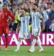 Mac Allister abriu o placar para a Argentina logo no início do jogo contra a Suíça - Foto: Divulgação / AFA / Jogada10