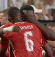 Embolo, da Suíça, sai de campo aos prantos após expulsão contra a Argentina, motivada por nova regra da Copa  Foto: Reprodução/YouTube/CazéTV