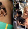 Influenciadora que tatuou Vini Jr. relata ataques após foto do jogador com Virginia (Redes Sociais)  Foto: Contigo