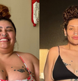 Aila Menezes mostra antes e depois de bariátrica  Foto: Reprodução/Instagram
