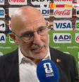 Luis de la Fuente em coletiva após classificação para a final da Copa de 2026.  Foto: Reprodução/ Redes Sociais