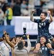 Messi comemora classificação da Argentina à final da Copa do Mundo  Foto: MARCELO MACHADO DE MELO/FOTOARENA/ESTADÃO CONTEÚDO