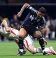 Argentina e Inglaterra se enfrentaram pela semifinal da Copa do Mundo de 2026  Foto: Buda Mendes/Getty Images