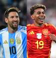 Messi e Yamal (Fotos: Marcelo Endelli/Getty Images e Stu Forster/Getty Images)  Foto: Esporte News Mundo