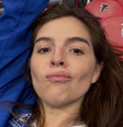 Filha de Maradona em jogo da semifinal da Copa  Foto: Reprodução/Instagram 