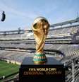 Troféu da Copa do Mundo  Foto:  Jordan Bank - FIFA/FIFA via Getty Images