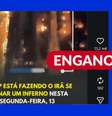 Vídeo mostra incêndio em Hong Kong, não ataque contra Irã  Foto: Reprodução/Instagram / Estadão