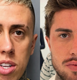 Antes e depois de MC Daniel Foto: Reprodução/Instagram