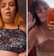 Valentina Francavilla posta antes e depois  Foto: Reprodução | Instagram