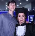 Marivan e o neto, João Francisco, de 16 anos, que foi seu padrinho na colação de grau Foto: Arquivo Pessoal