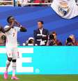 Saka comemora gol contra a França  Foto: Europa Press Sports/Europa Press via Getty Images
