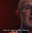  Foto: Reprodução de vídeo - Legenda: Luis de la Fuente revela ansiedade por ver toda a Espanha em celebração / Jogada10