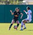 Yasmin Nóbrega, jogadora do time sub-20 das Bragantinas. Foto: Fernando Roberto/Red Bull Bragantino / Esporte News Mundo