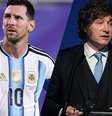 Após fala de Messi sobre dificuldade econômica de argentinos, Milei dá razão ao atacante - Foto: Reprodução / Jogada10