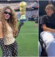 Shakira se apresentou na final da Copa e filhos curtiram show ao lado do pai  Foto: Reprodução/Instagram