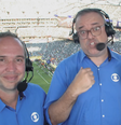 Transmissão da Globo teve Caio Ribeiro, Everaldo Marques e Junior  Foto: Reprodução/Globo