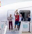 Delegação da Espanha chega em Madri com a taça da Copa do Mundo  Foto: A. Perez Meca/Europa Press via Getty Images