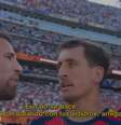 Discussão entre Otamendi e Rodri foi flagrada pela transmissão  Foto: Reprodução/NosFutebol/X