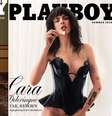 A primeira edição da nova fase da Playboy trouxe cantora colombiana Karol G e a segunda  a atriz e modelo Cara Delevingne.  Foto: Reprodução/ Redes Sociais