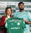 Barboza em apresentação no Palmeiras  Foto: Reprodução/Instagram/Palmeiras/Donnay Medeiros