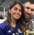 'Você sempre será o melhor': a emocionante declaração de Antonela Roccuzzo para Messi após derrota da Argentina na final da Copa 2026.  Foto: Reprodução/Instagram / Purepeople
