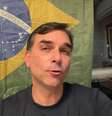 Flávio Bolsonaro teve seu nome como alvo de filiação fraudulenta na reta final do período de registros das candidaturas junto à Justiça Eleitoral  Foto: @flaviobolsonaro via YouTube / Estadão