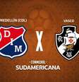 Foto: Jogada10 - Legenda: Independiente Medellín e Vasco jogam pela Sul-Americana / Jogada10