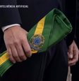 Flávio Bolsonaro copia vídeo de Neymar com IA e promove encontro do 'eu criança' com 'eu presidente'  Foto: Reprodução