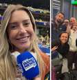 Alinne Fanelli, repórter da Band | Equipe da Band no aeroporto  Foto: Reprodução | Instagram