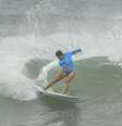Sophia Medina em competição pela etapa de Ubatuba (SP) do Circuito Banco do Brasil de Surfe, pelo QS da World Surf League Foto: Marcio David/WSL