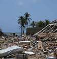 Ao menos 190 imóveis desabaram por completo durante terremotos, diz governo  Foto: ANSA / Ansa - Brasil
